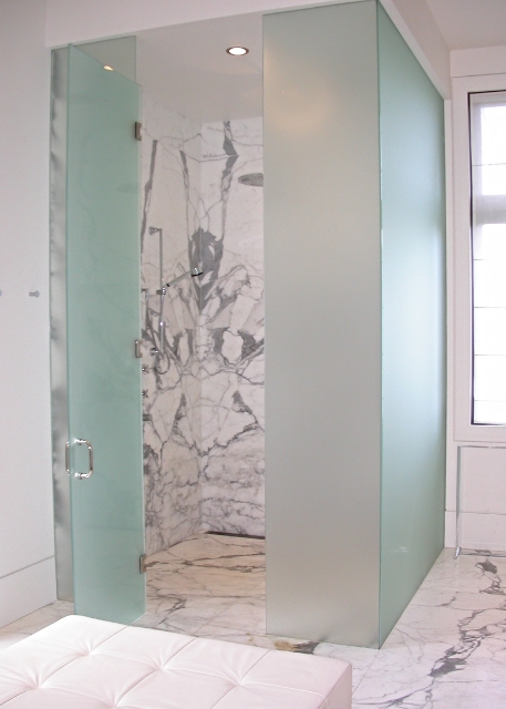 Frosted Shower Glass
