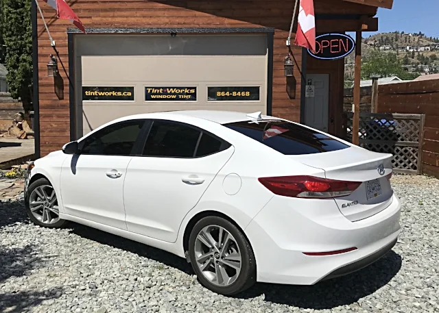 Hyundai Elantra white