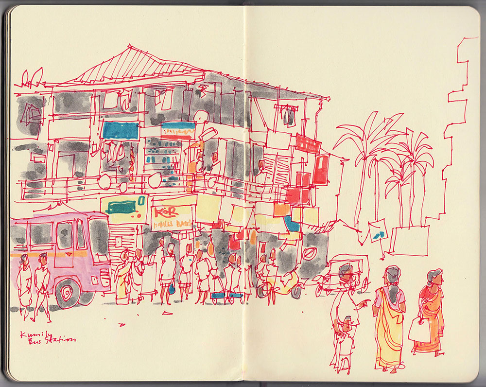 Kumily bus station
