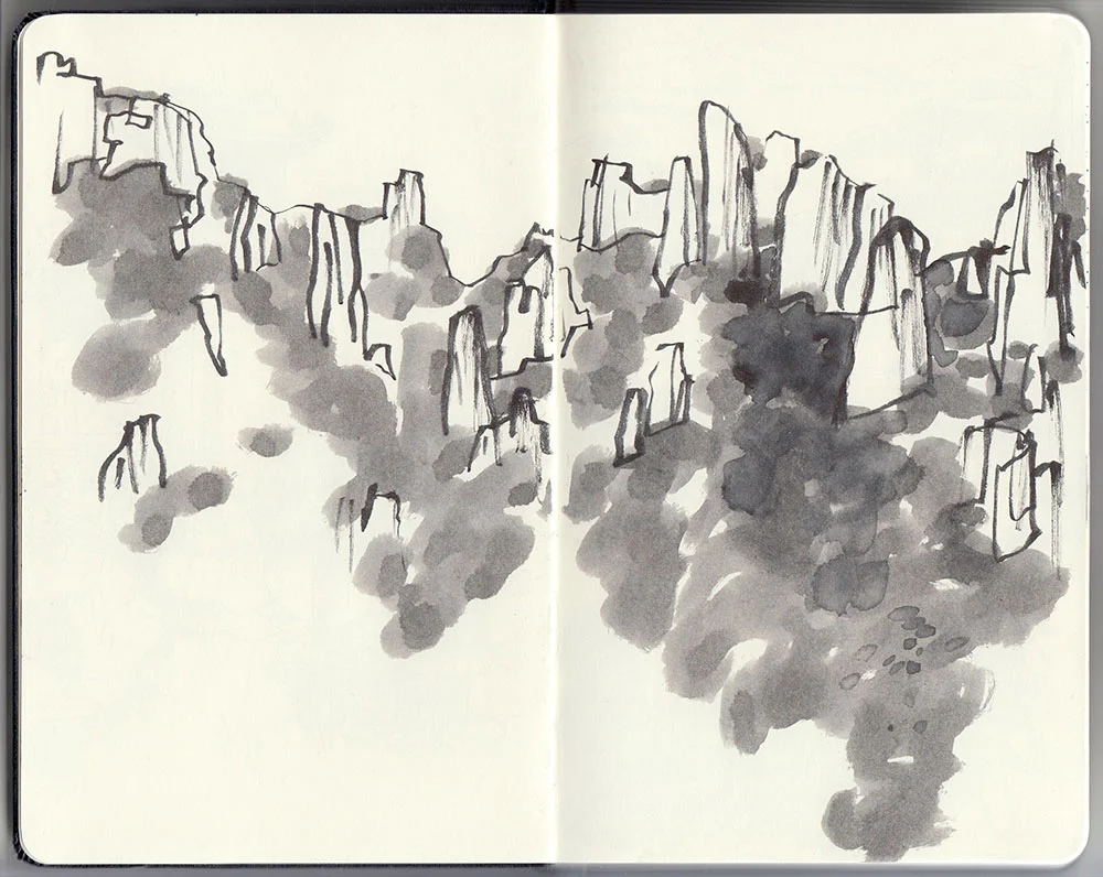 South Korean mountains