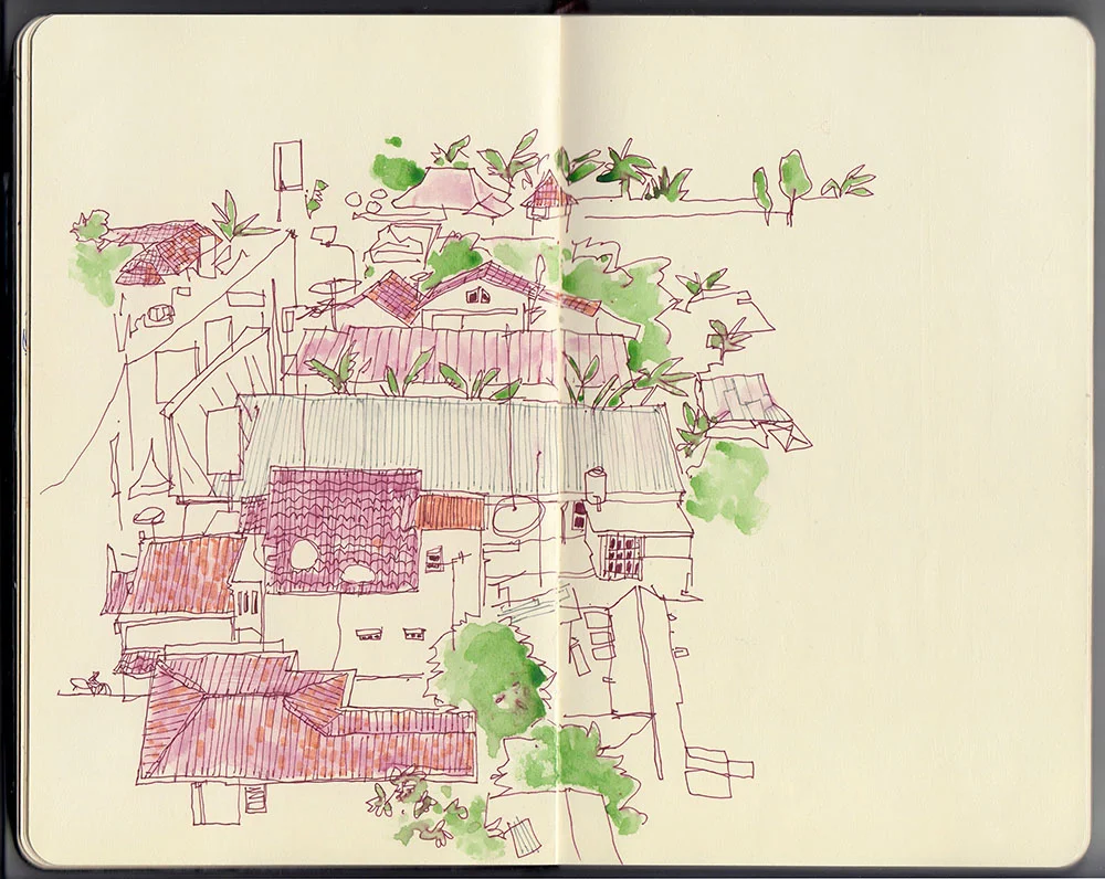 Indonesian rooftops