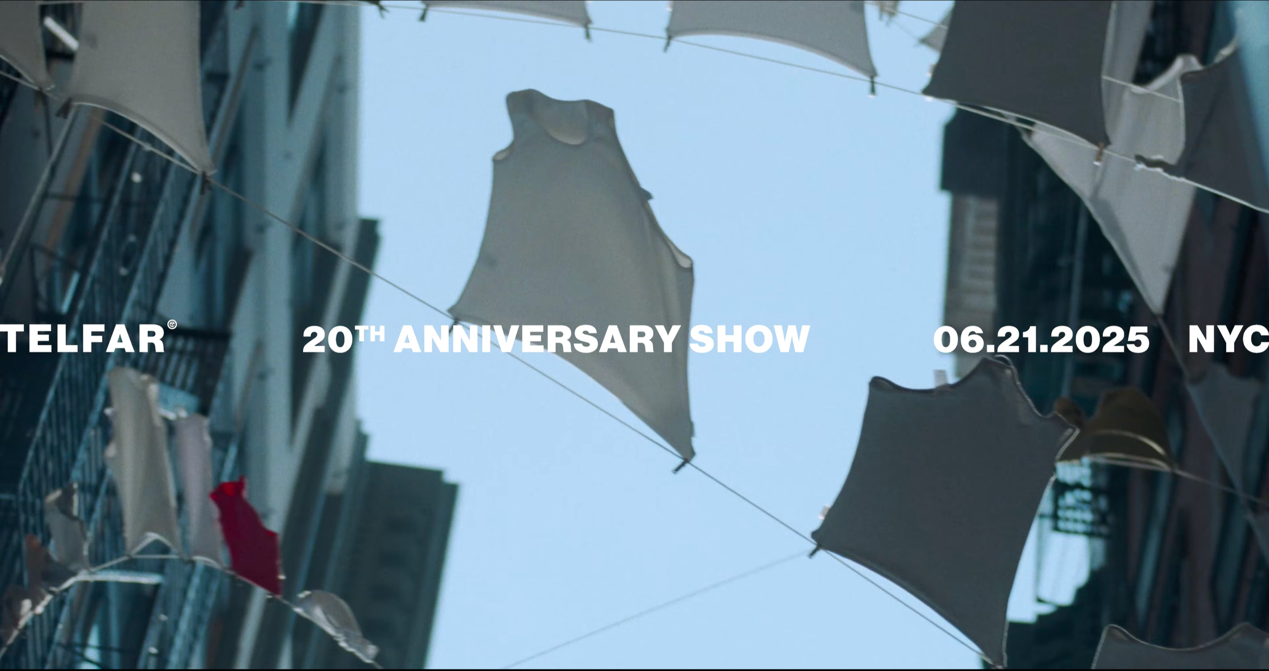 Telfar 20th Anniversary Show, long lens operator