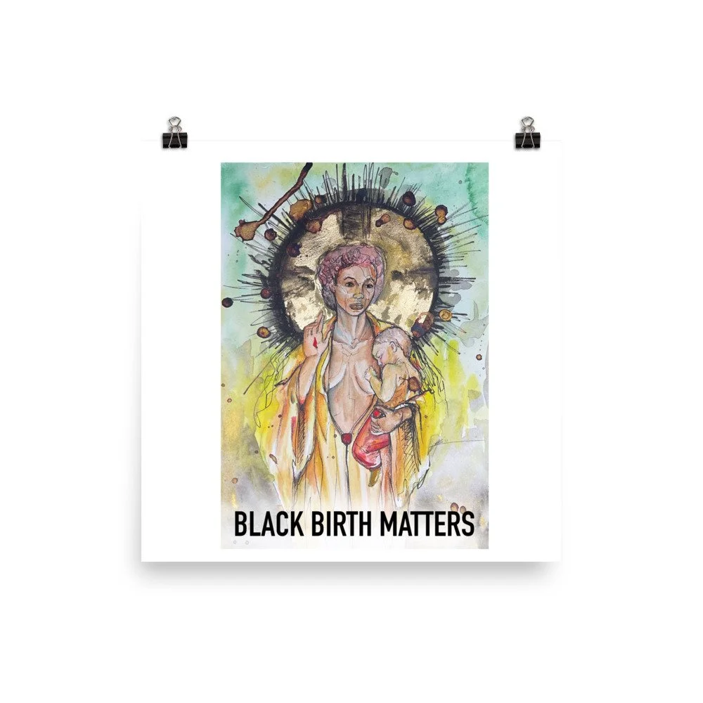 Black Birth Matters Poster — Birthmark: Doulas, Lactation & Advocacy ...