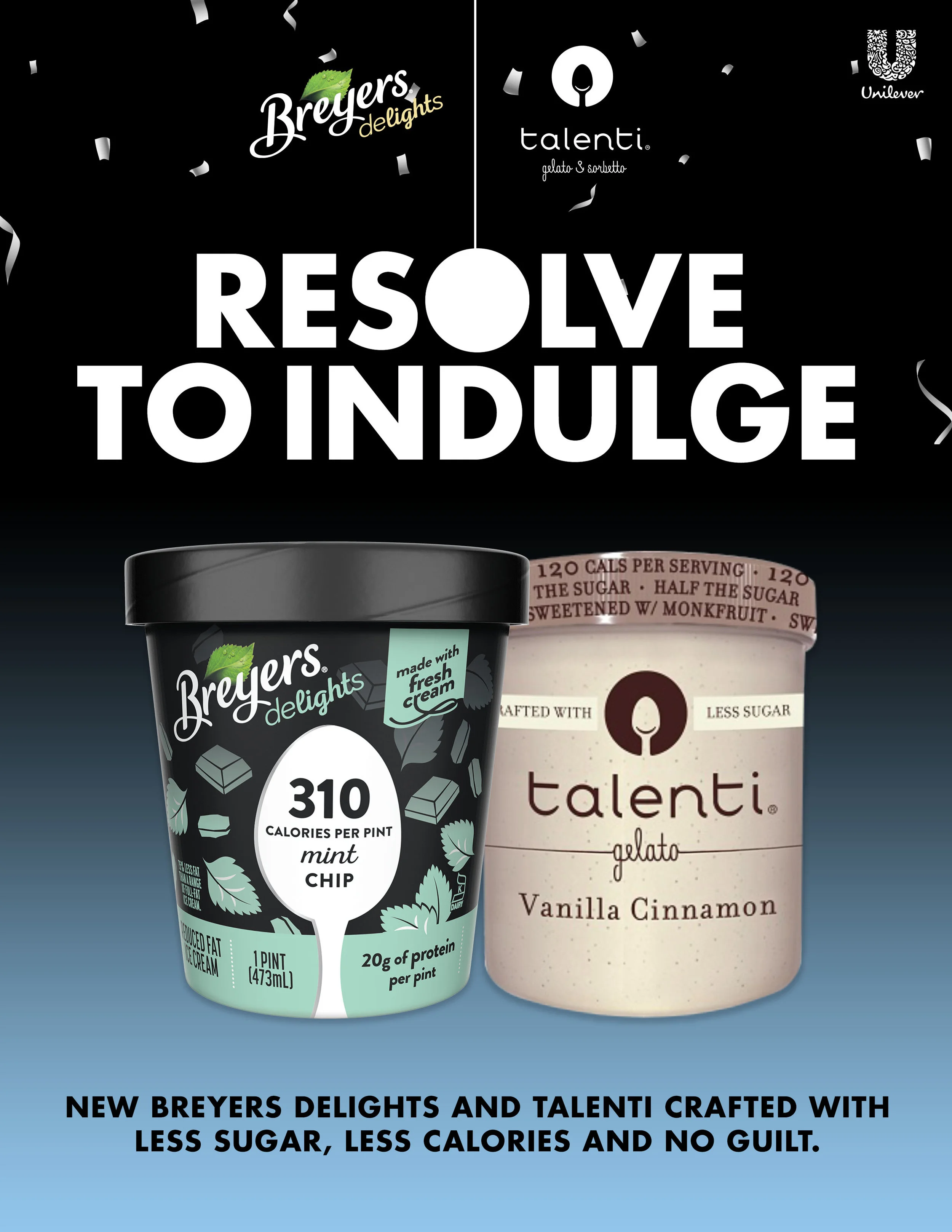 Breyers Delights and Talenti