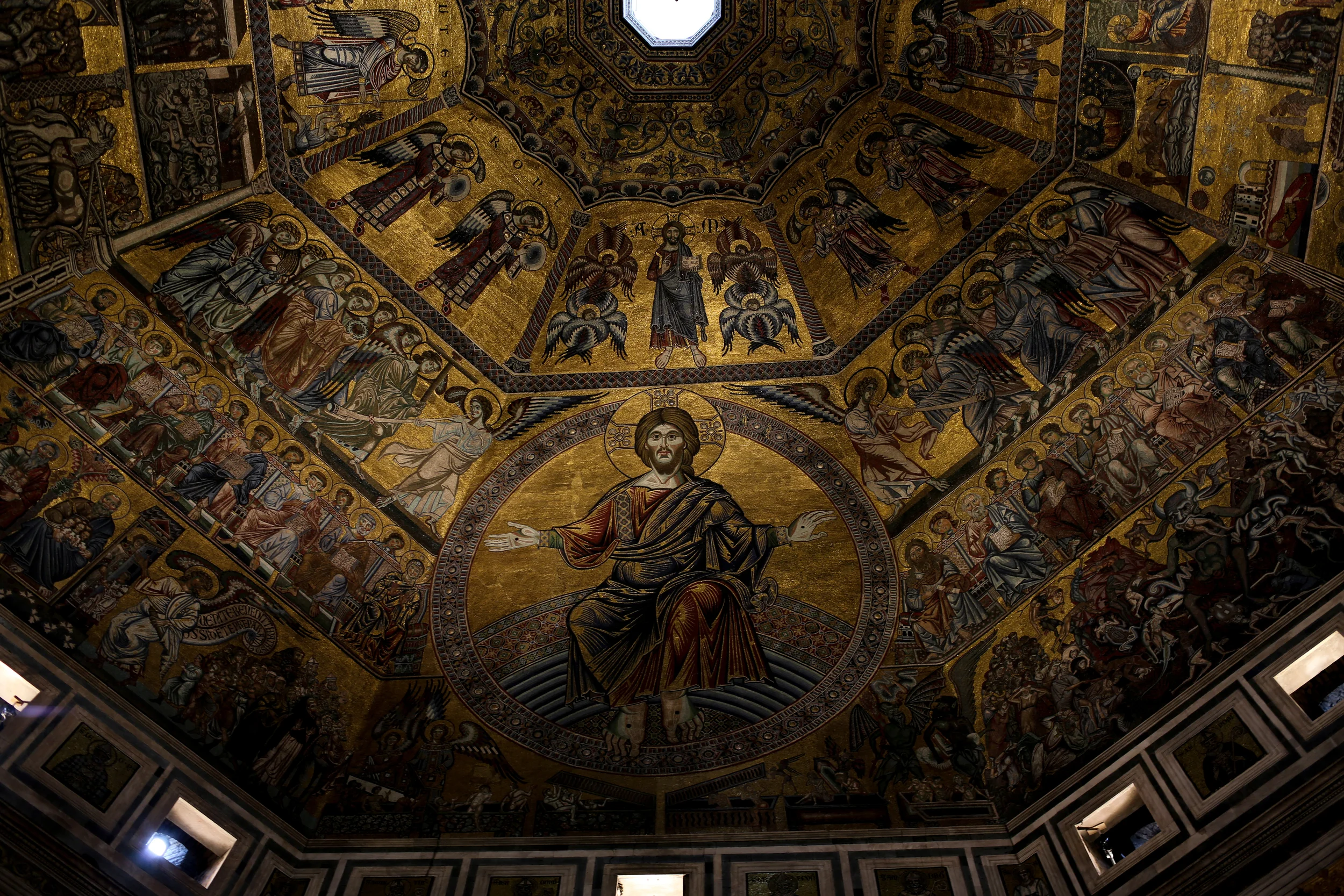 Page 38: Mosaic ceiling inside the Florence Baptistry