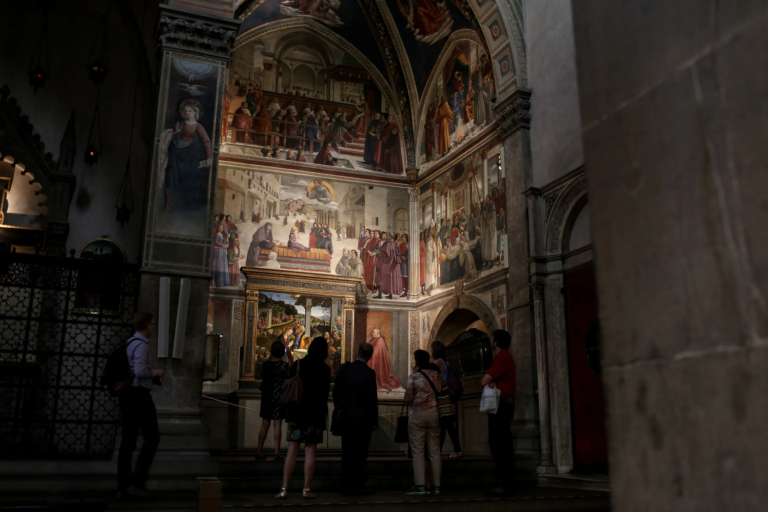 Page 45: Private family chapels such as that of the Sassetti