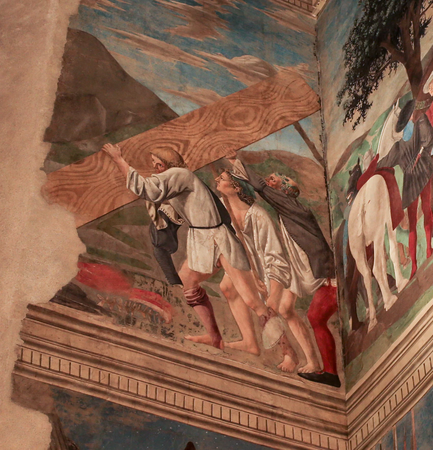 Page 128: The Legend of the Holy Cross, the slovenly workmen