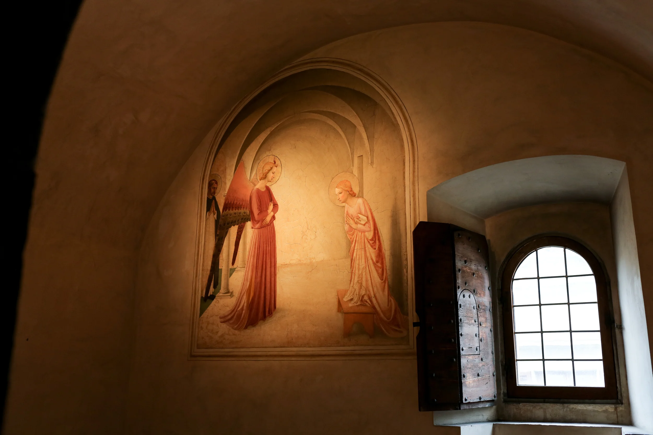 Page 134: Monastery San Marco, Annunciation in one of the friars' cells