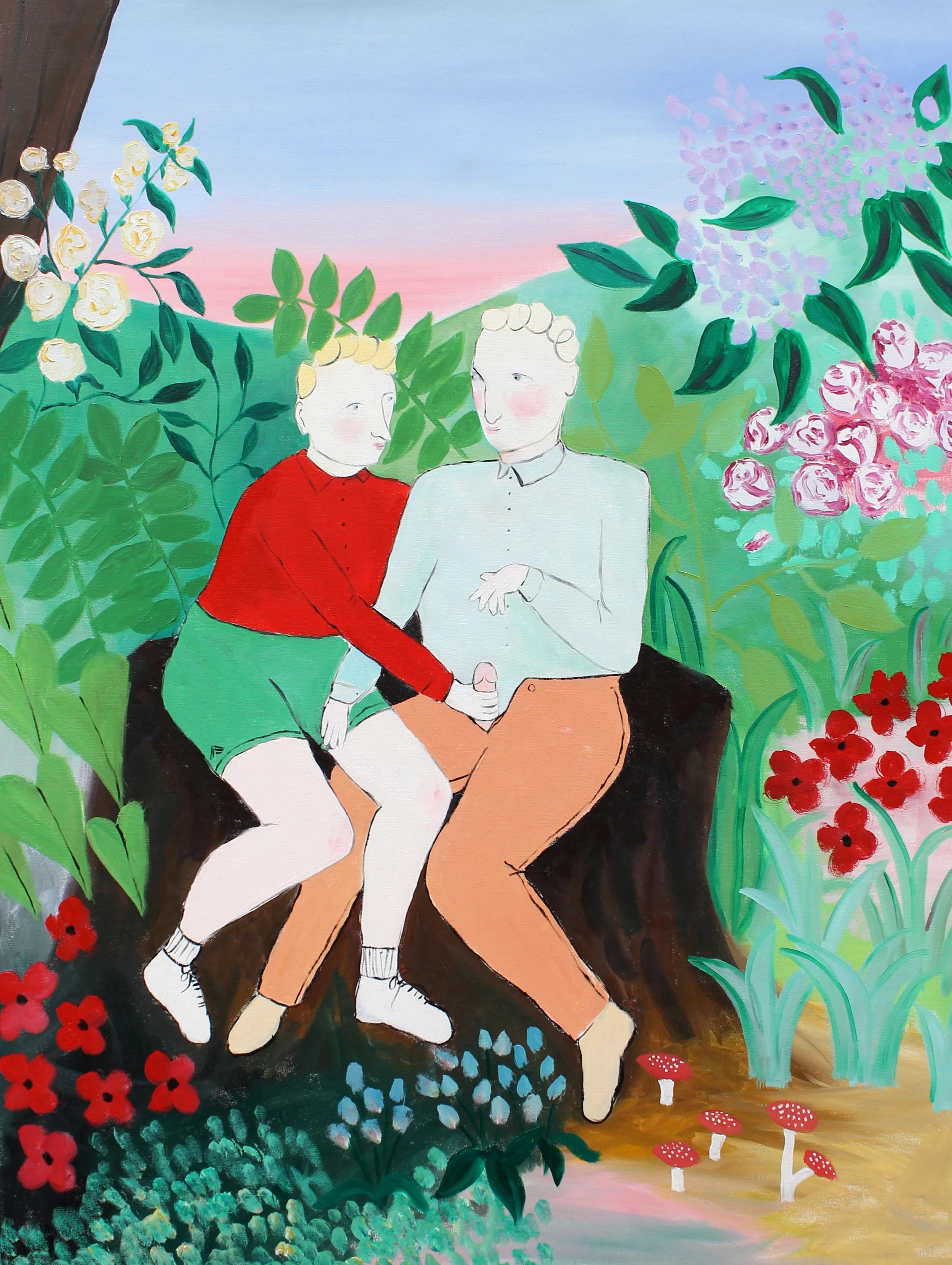 C.Milbrath_Picnic Scene_Huile_2016.jpg
