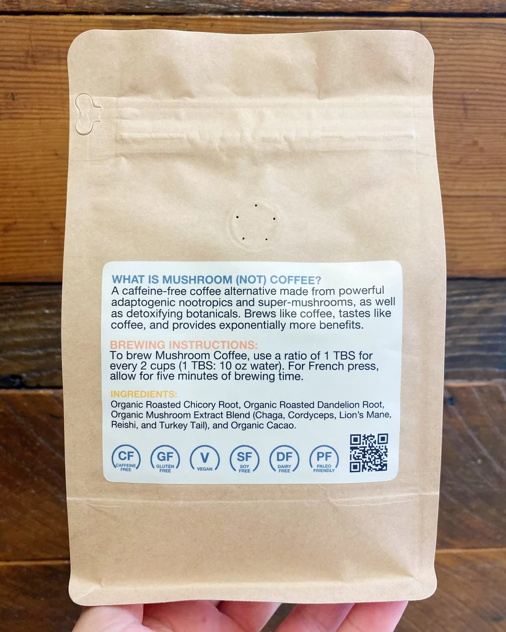 Adaptogenic Mushroom (Not) Coffee — Fermensch Kombucha