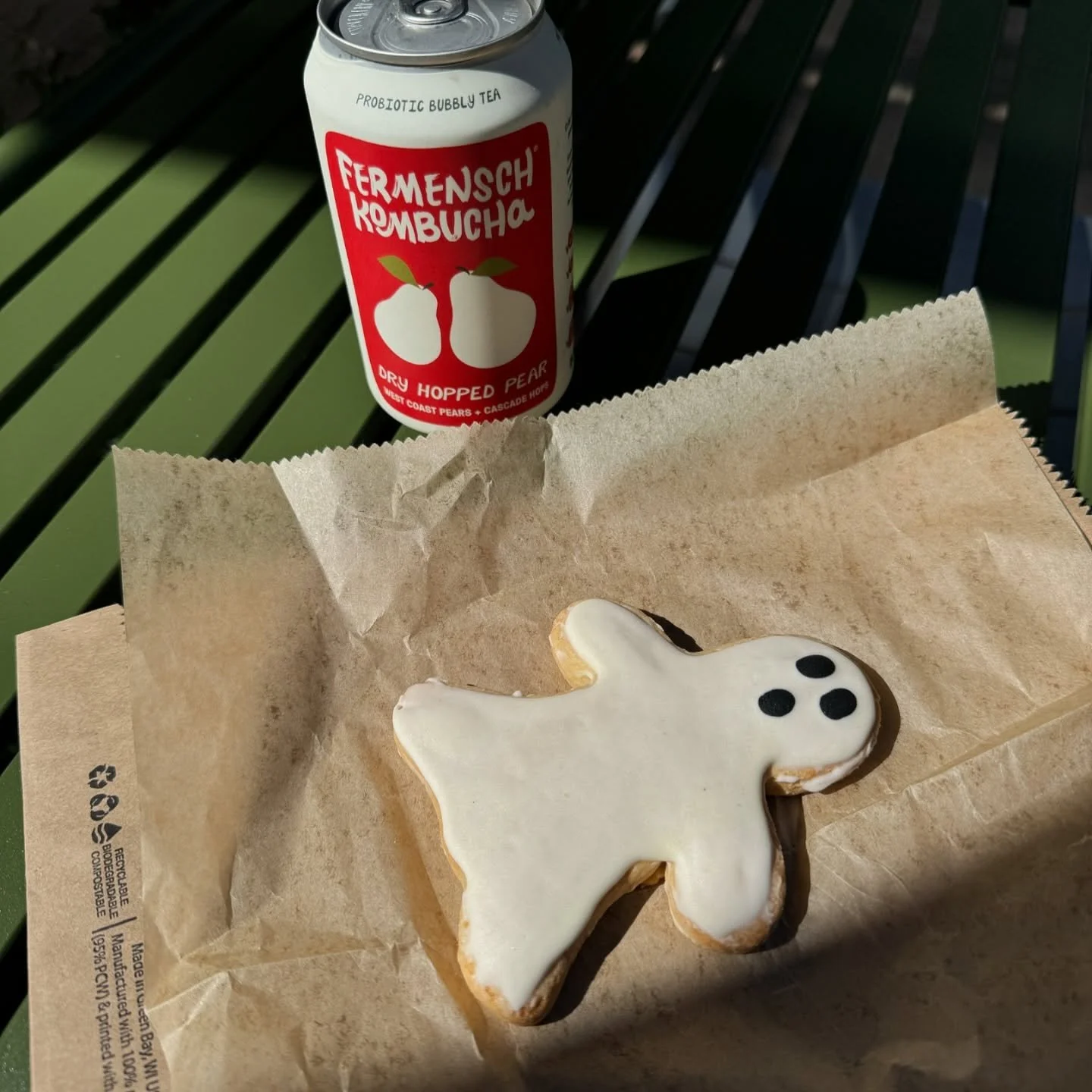 Rye goods spooky cookie + Fermensch = 🖤🎃