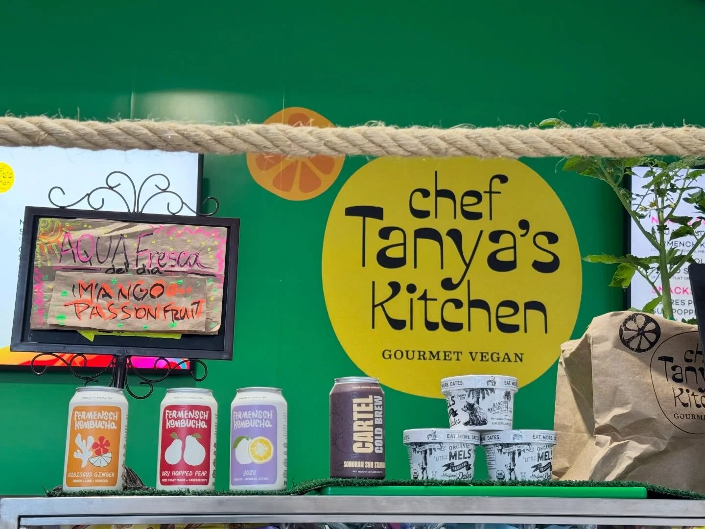 Find us at the BNP Paribas open! @cheftanyaskitchen booth! 🎾