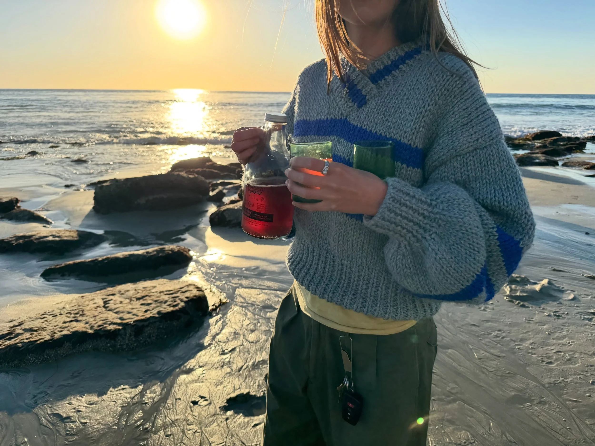 Beach sunset with Fermensch