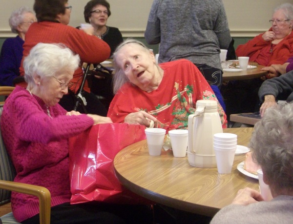 It was fun to open the gifts from Santa!