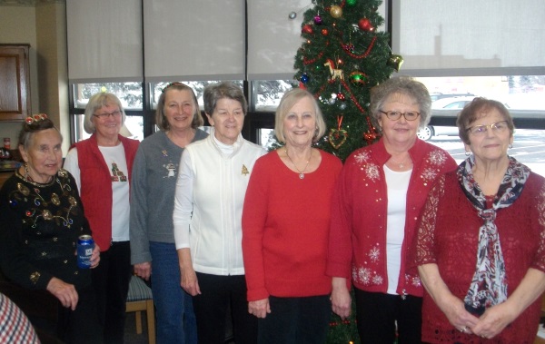 Auxiliary volunteers donated their time and talent to make our holiday party extra special.