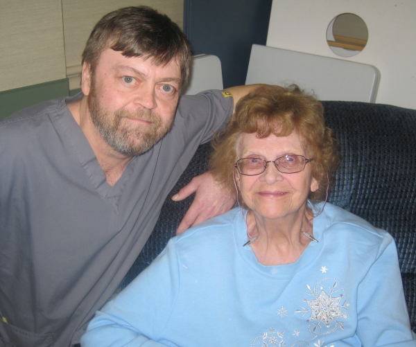Chris and Delores, Valley Care and Rehab's February Stars of the Month