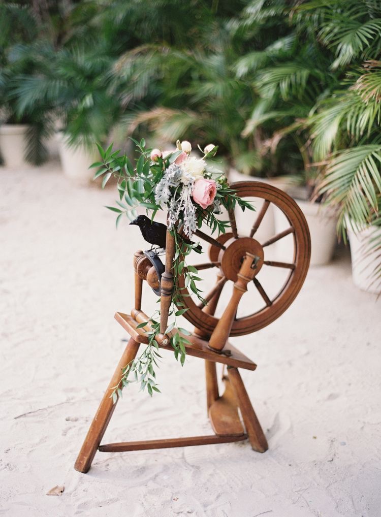 Vintage Spinning Wheel