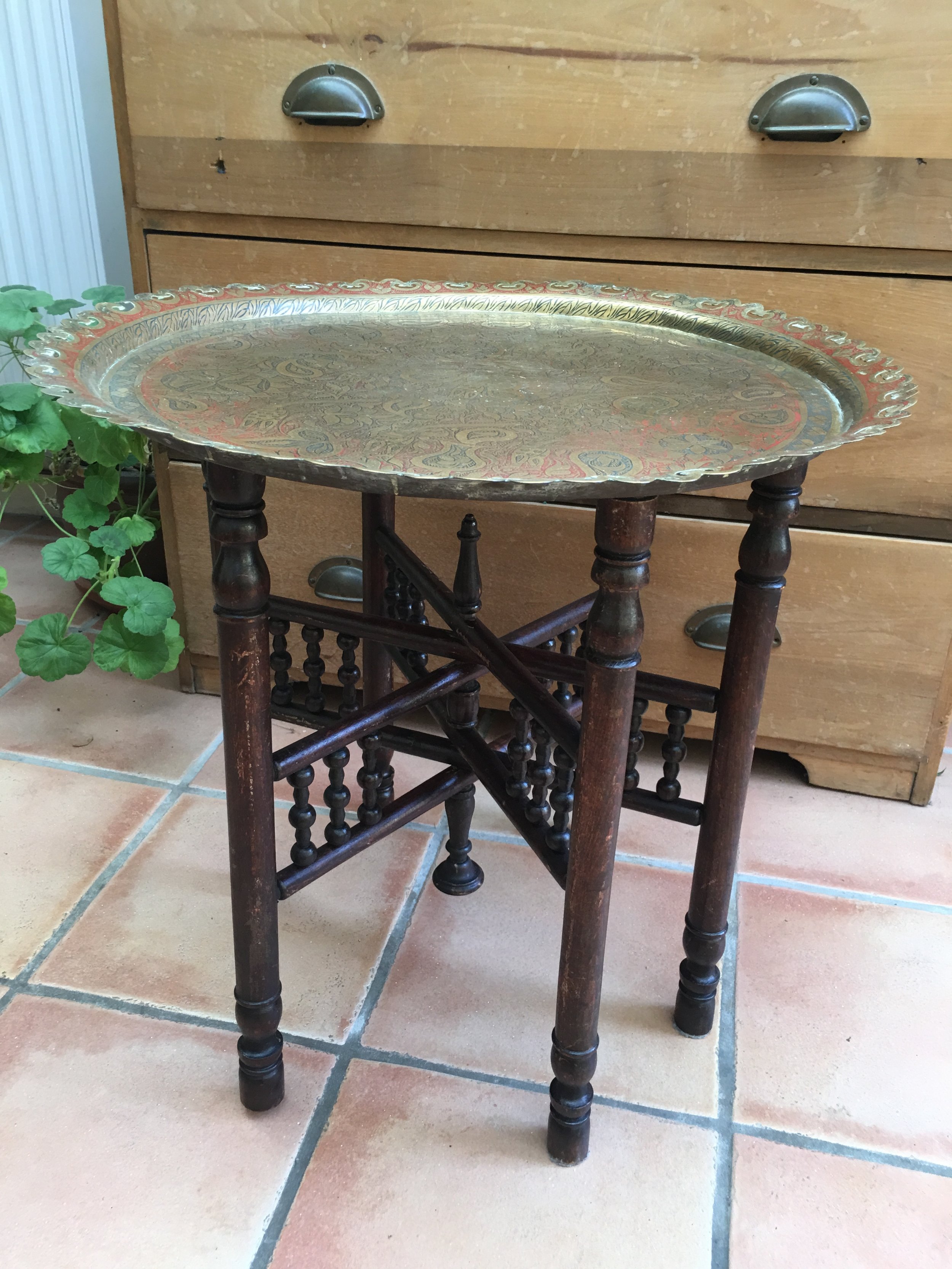 Moroccan Brass Table £15