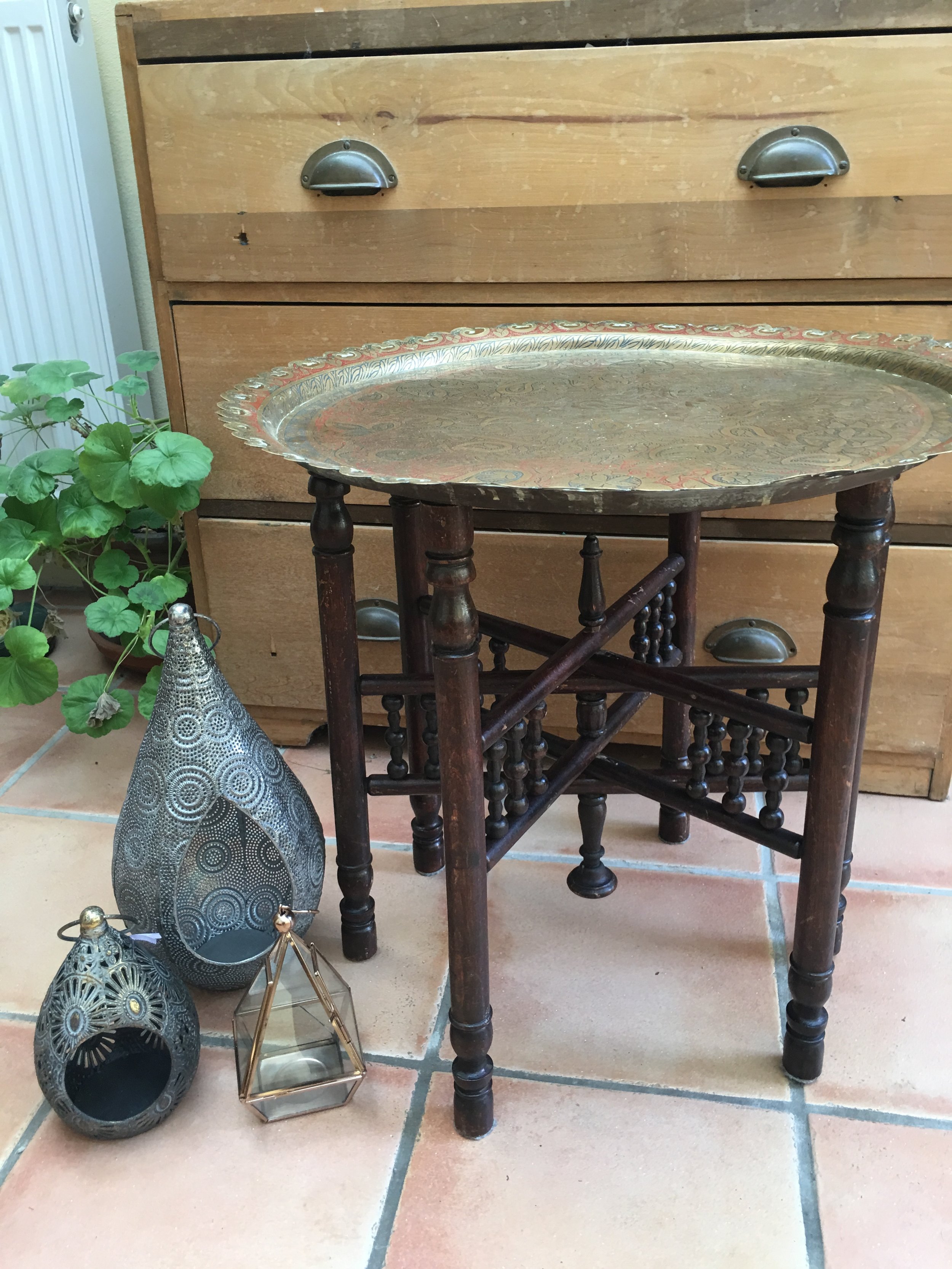 Moroccan Brass Table £15