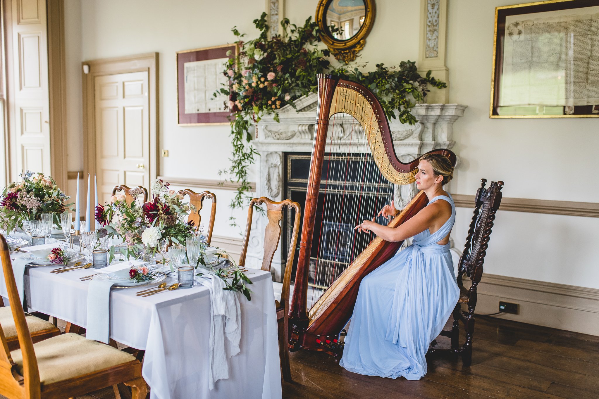 Wedding Harpist Crowcombe Court 