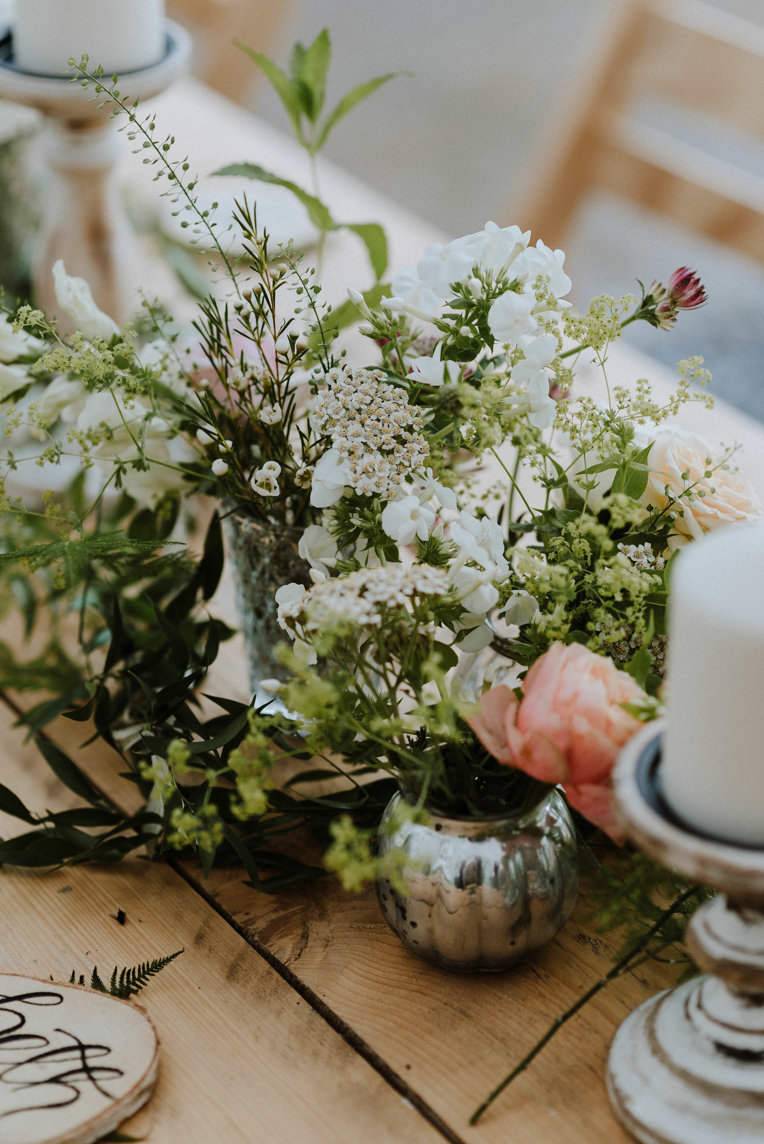 Trestle Table Marquee Wedding Decor 