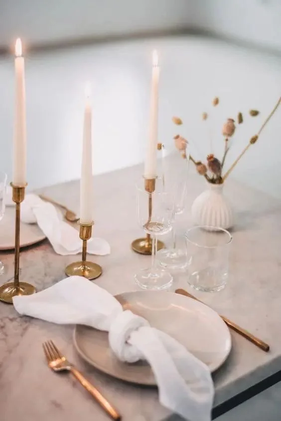 Brass Candlestick Hire 