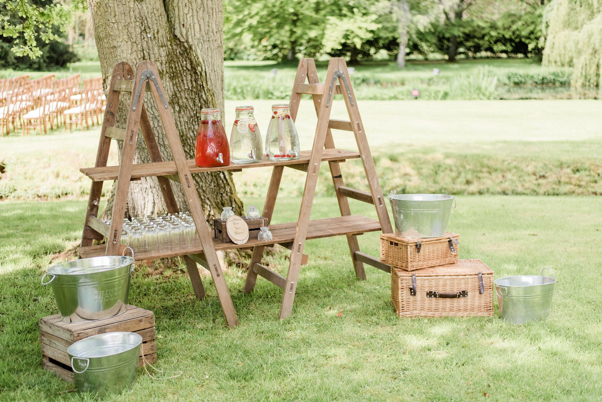 Wedding A frame ladder hire 