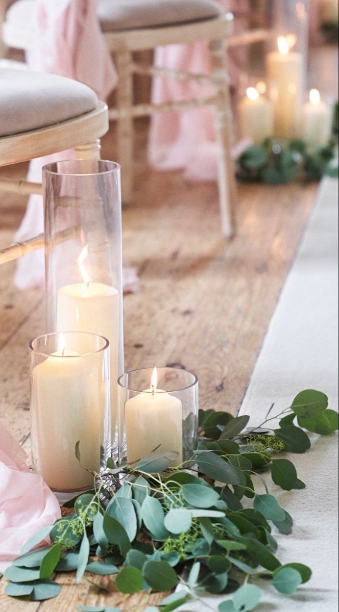 Glass cylinder lanterns for hire 