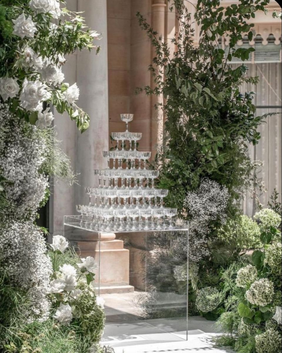 Luxury Wedding Champagne Tower 