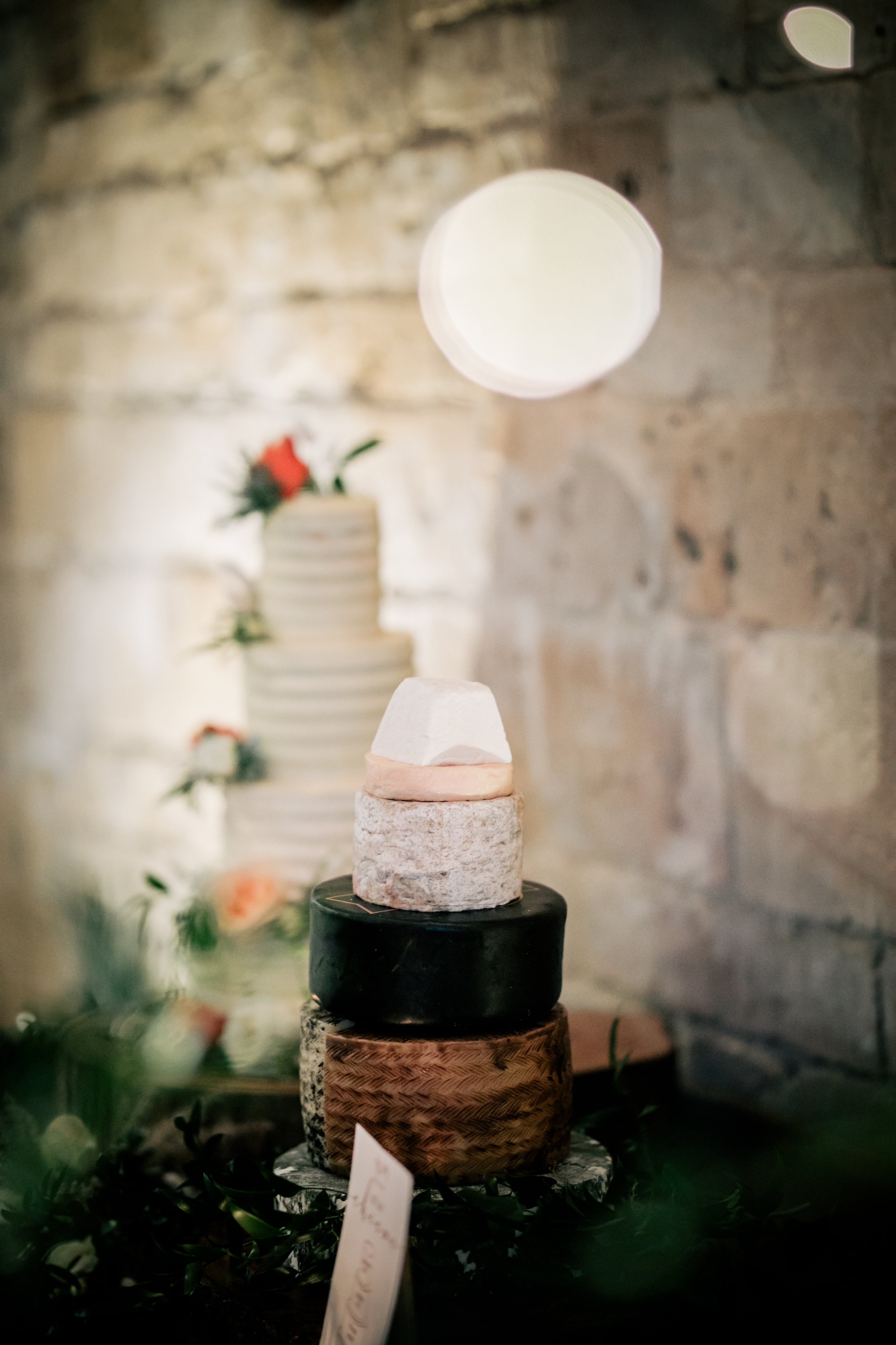 Lapstone Barn Wedding Cheese Tower Cake 