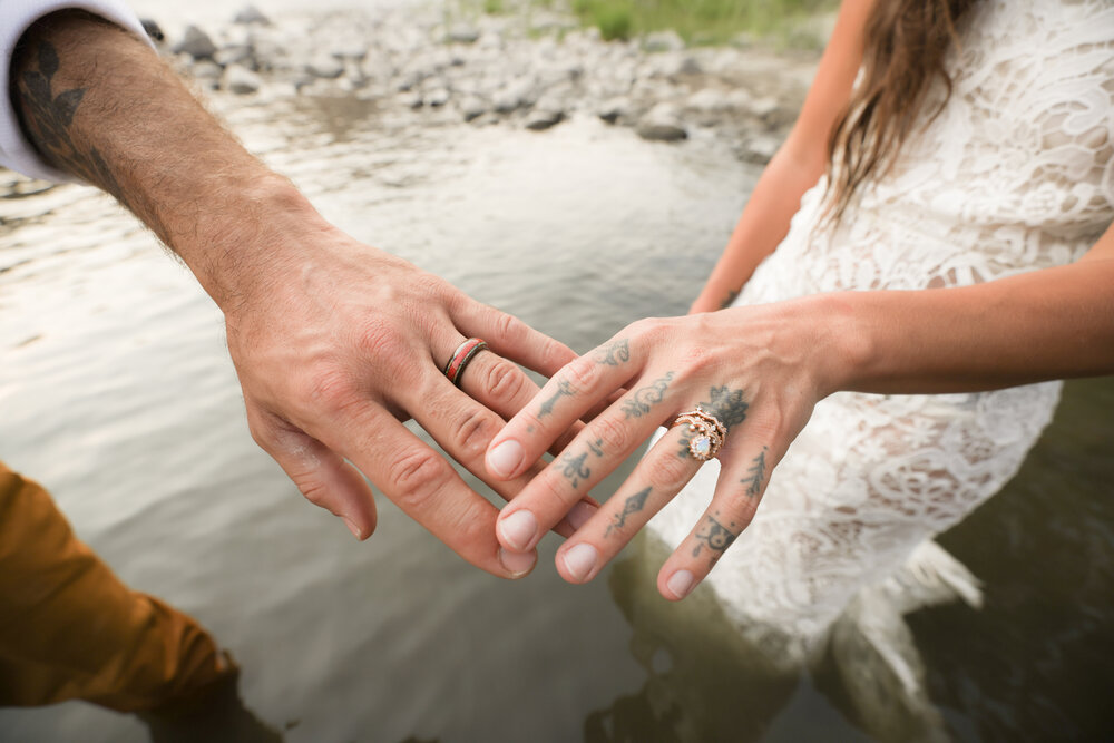 Rings - Salmon River Wedding