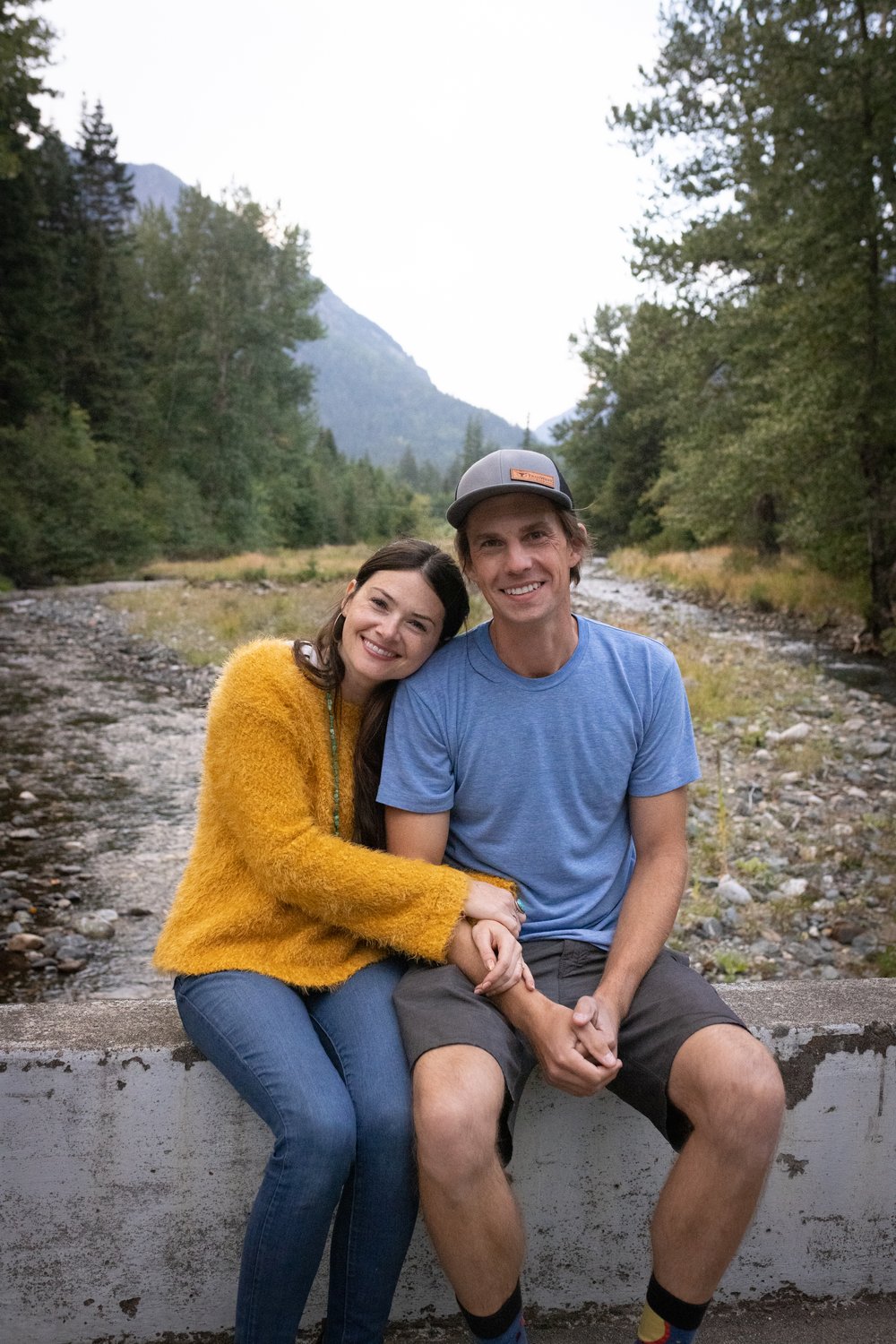 Couple at Wallowa River
