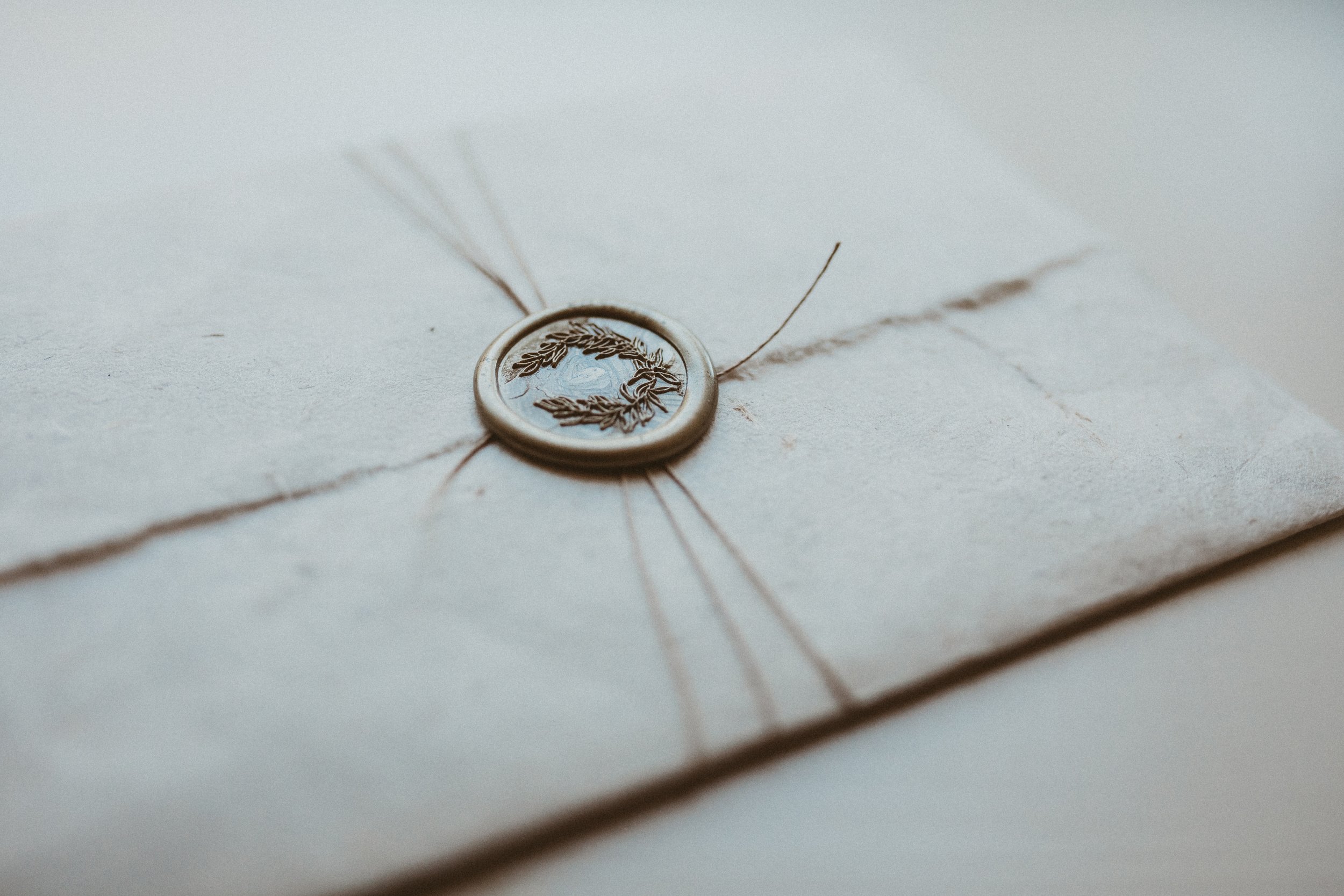 Wedding Envelope Wax Seal