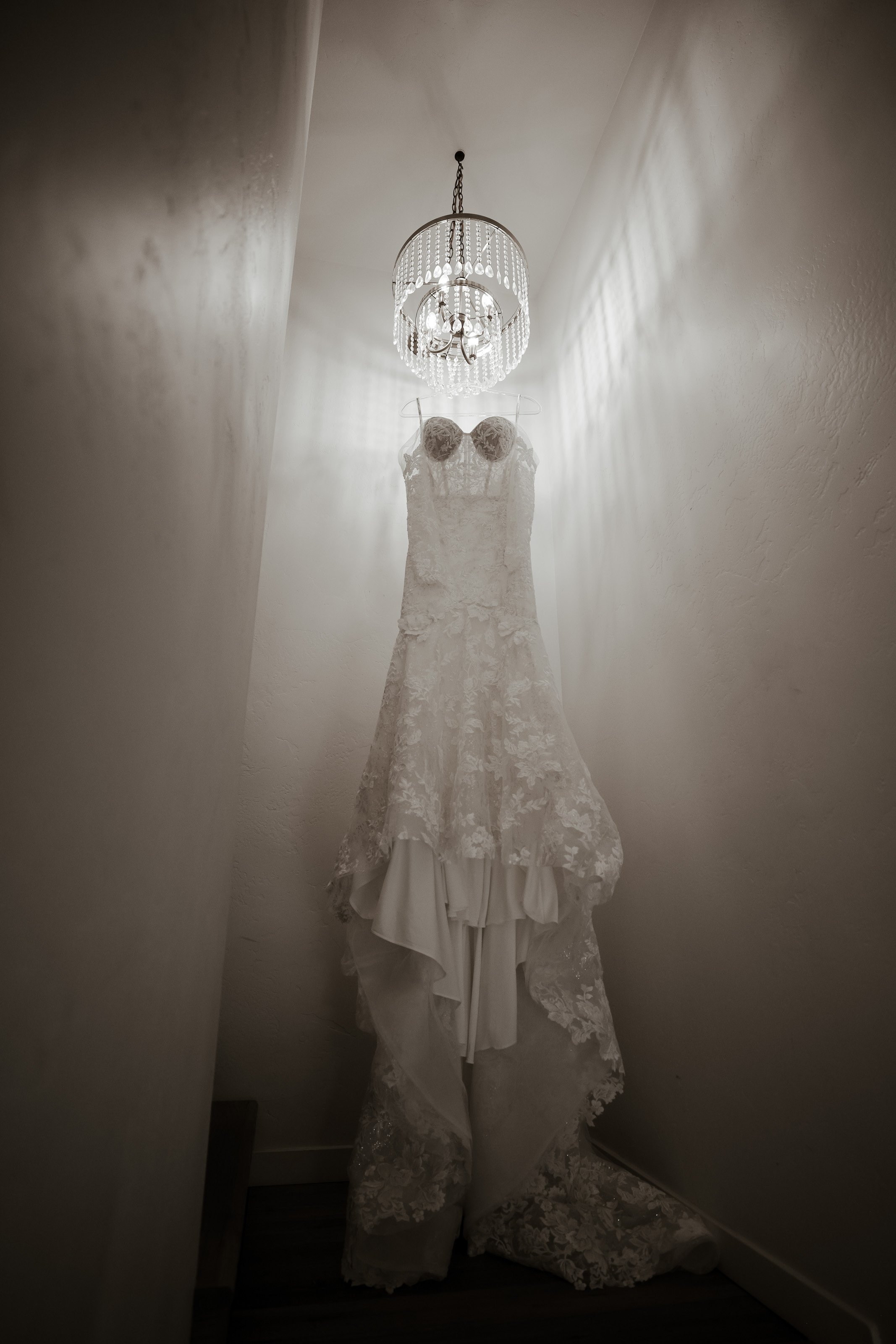 Wedding Dress Chandelier