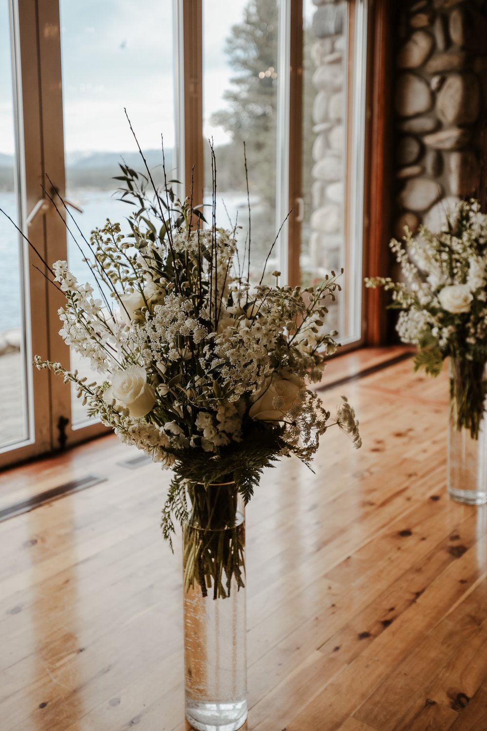 Wedding Florals in vase