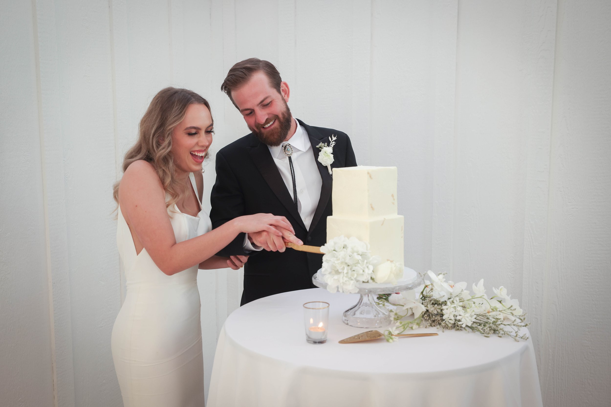 Cutting Wedding Cake (Copy)