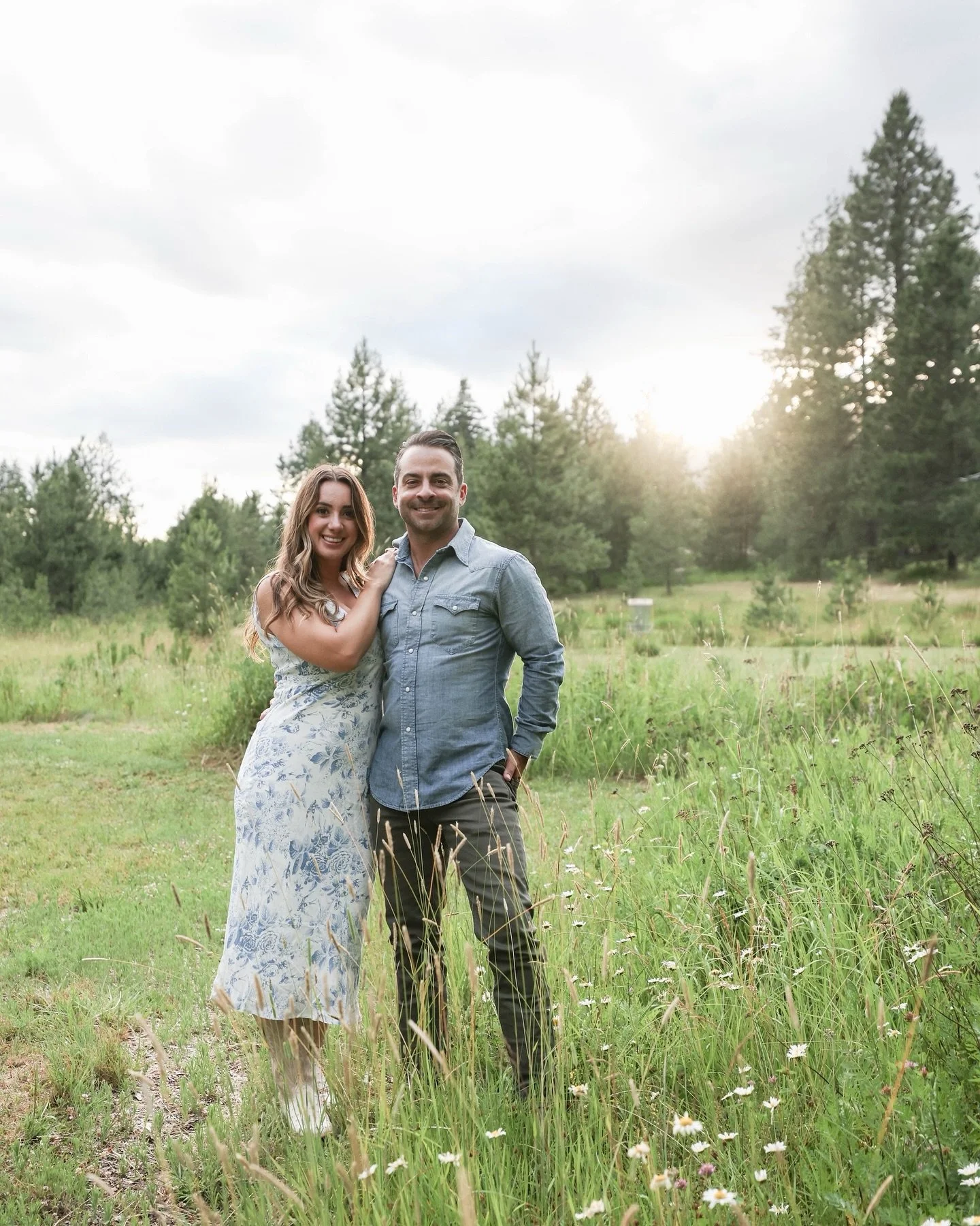 Our Idaho mountains gave us that lovely golden light, blooming wildflowers, and a couple whose love feels bigger than the landscape. ☀️🍃✨

This is what storytelling through photos looks like. 🫶🏼

Cannot wait to celebrate you two next year @larayst