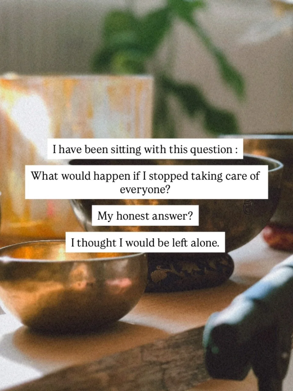 New version under construction.

Turns out there were some old structures that needed to be taken out. 

I&rsquo;m currently learning that my worth isn&rsquo;t measured by how much I do for others.

Unexpected update.

Long overdue.

Worth every minu