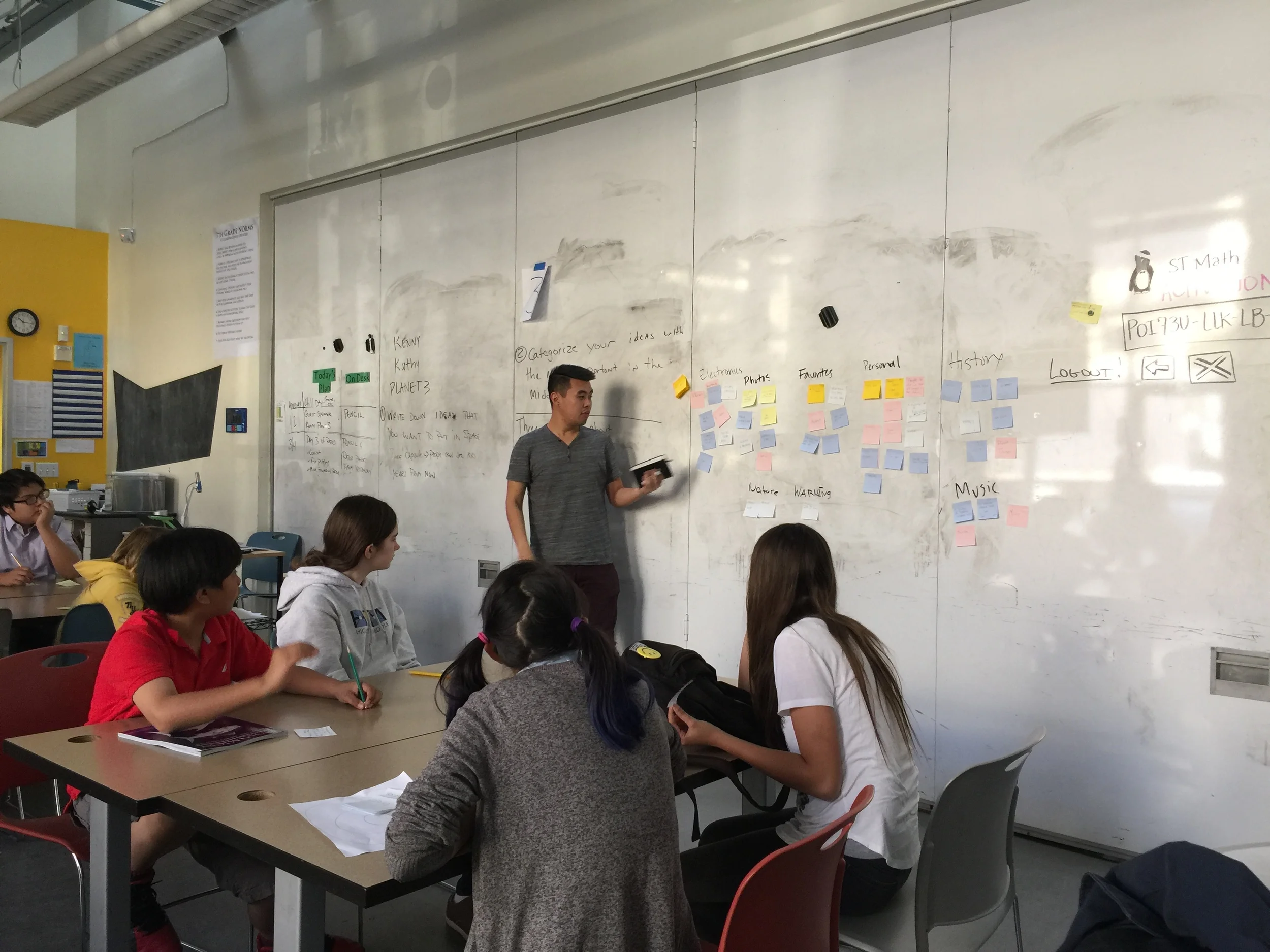 The students were surprisingly engaged.