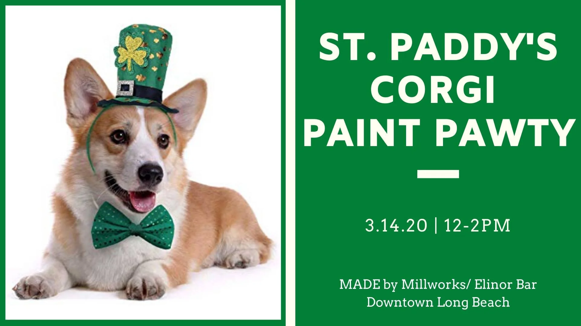 CANCELLED- St. Paddys Day Corgi Paint Pawty!