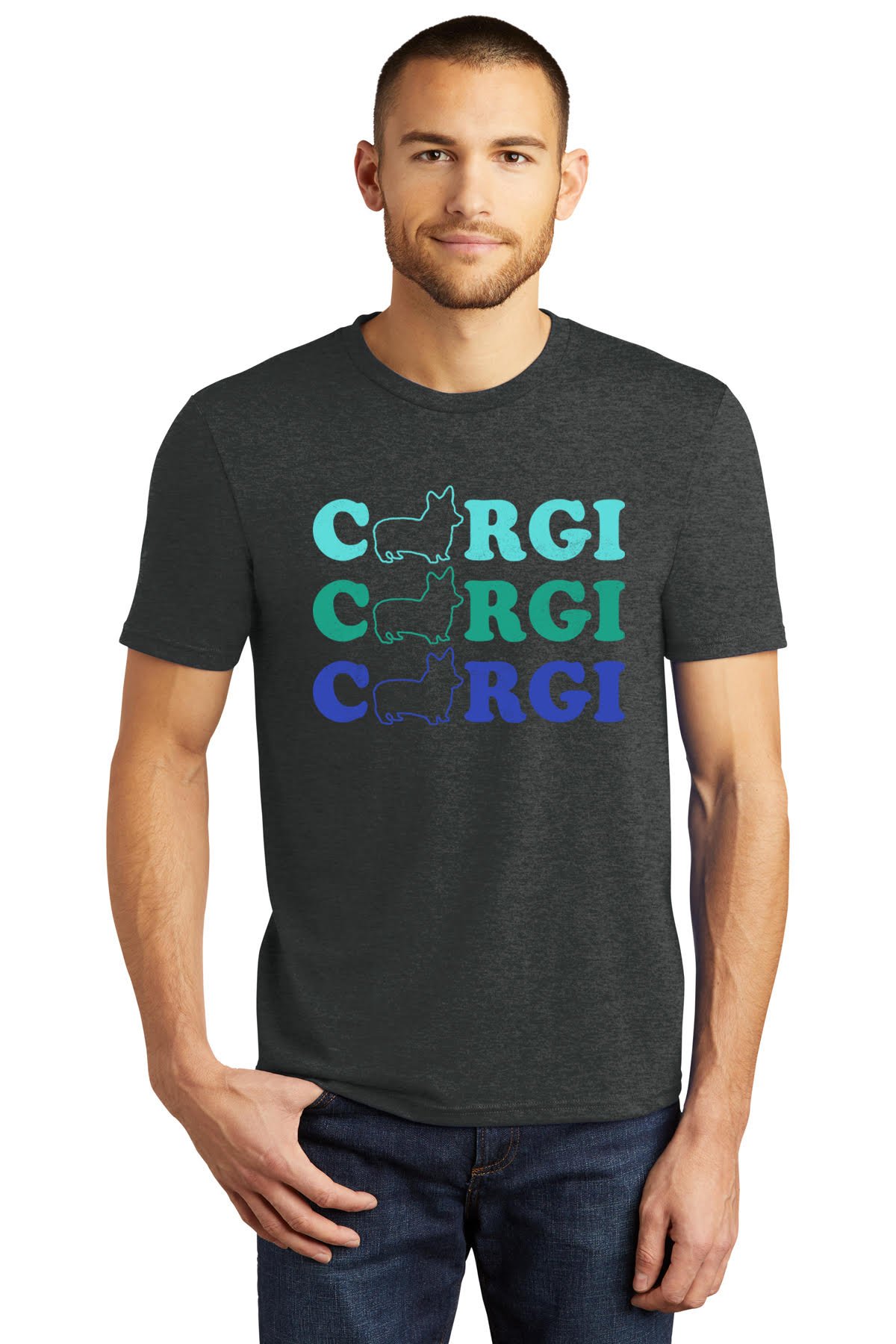 Depression Patent følelse C3 Mens T-Shirt — So Cal Corgi Nation