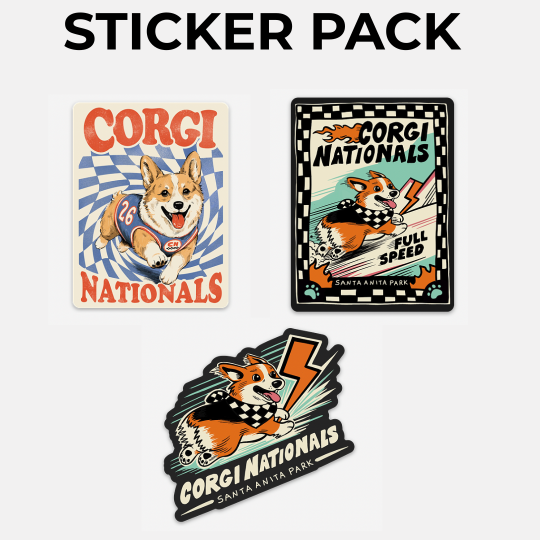 Summer 2026 Corgi Nationals Sticker Pack
