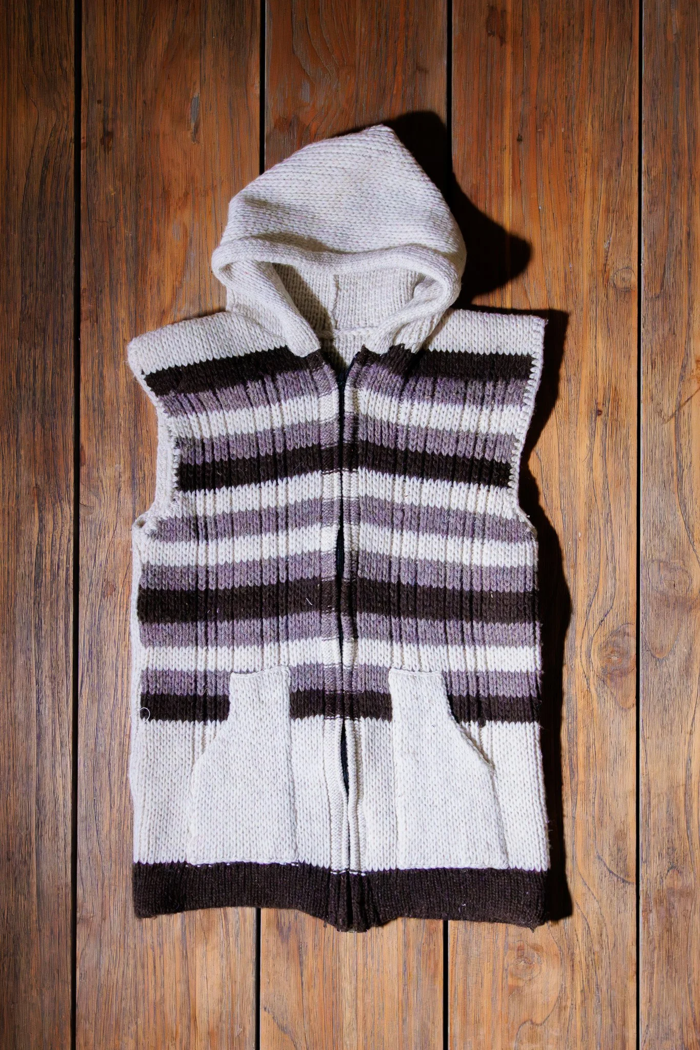 Wool Zip-Up Sweater Vest