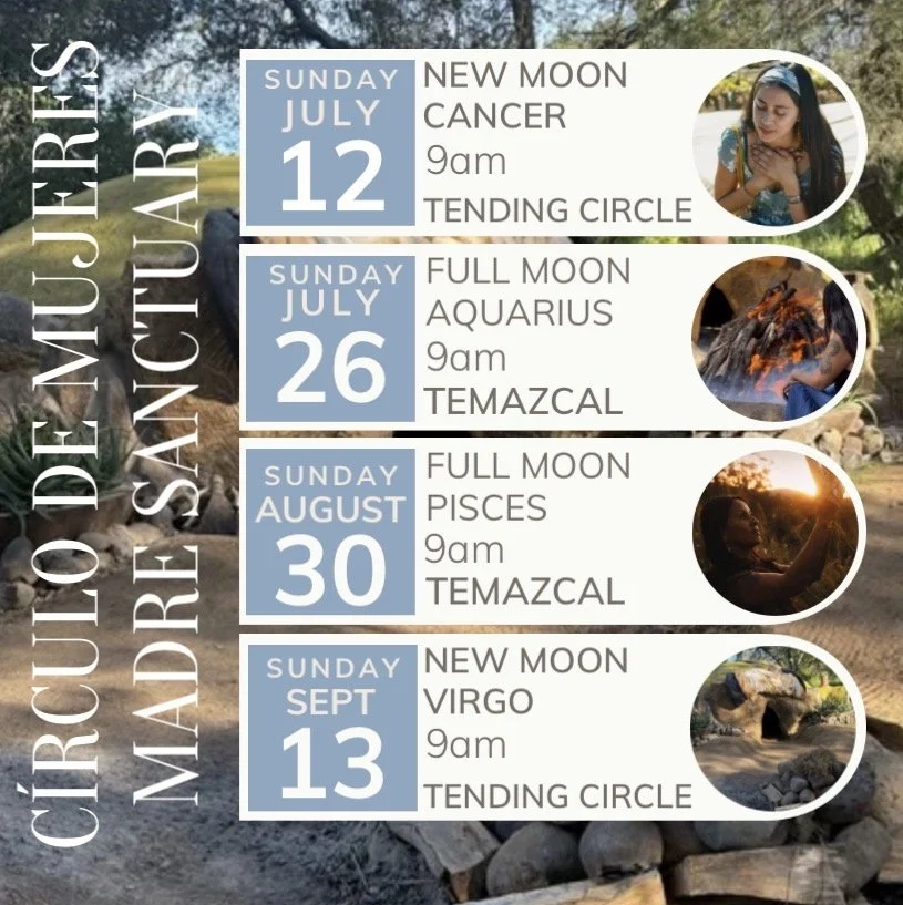 Woman’s Tending Circle - Once a month temazcal / Once a Month Garden Gathering