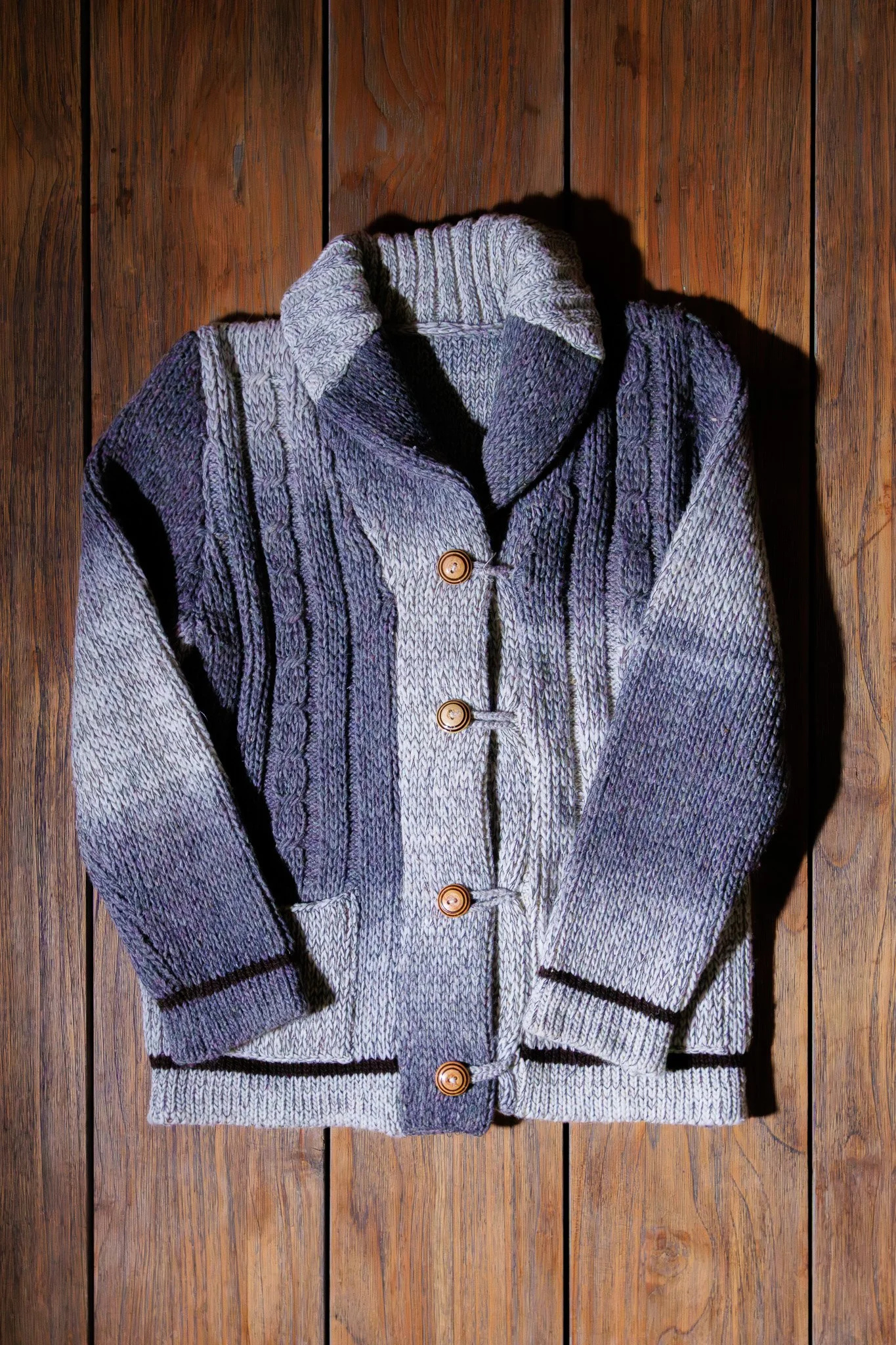 Wool Button-Up Sweater