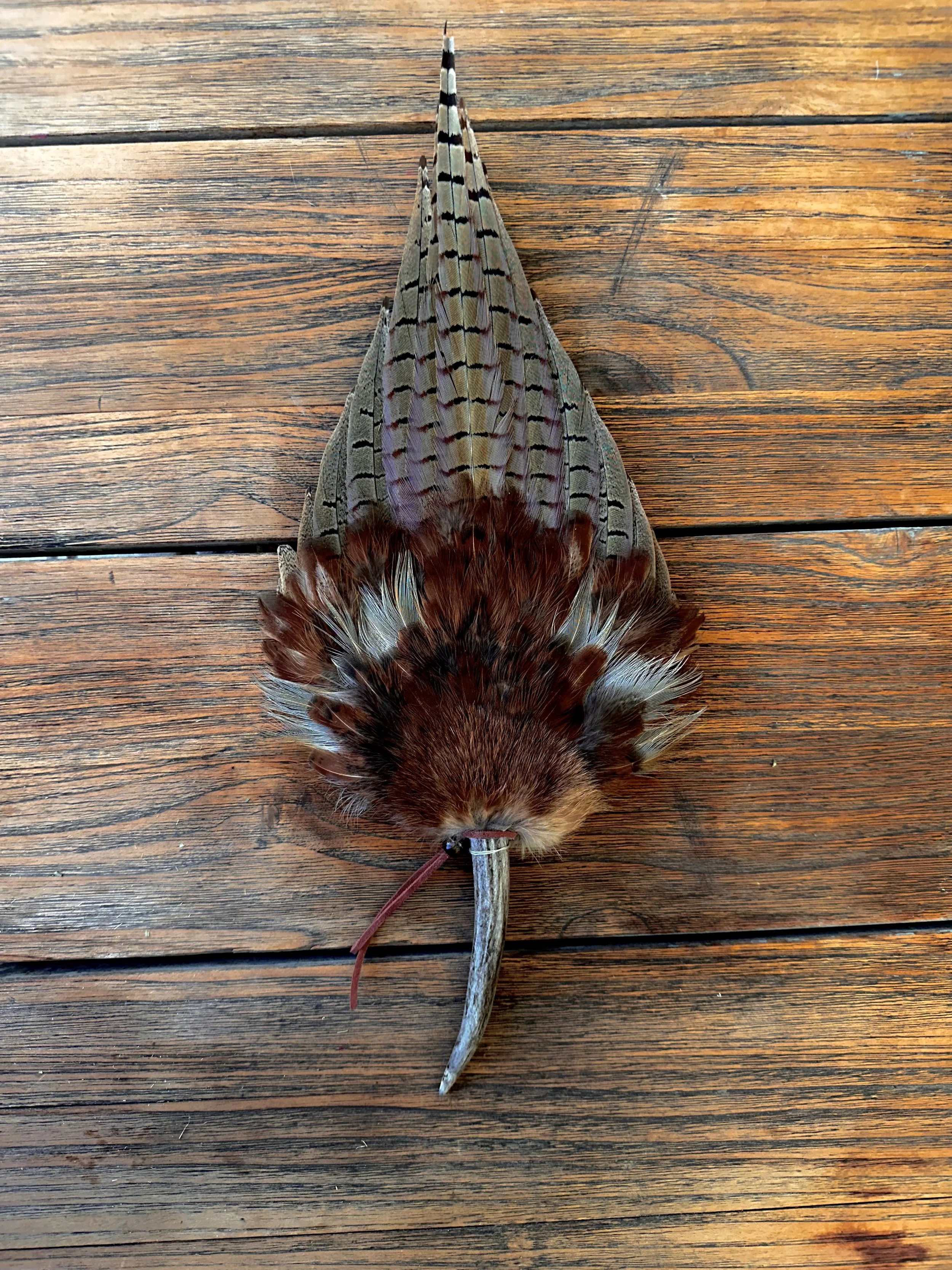 Ringneck Pheasant Feather Fan