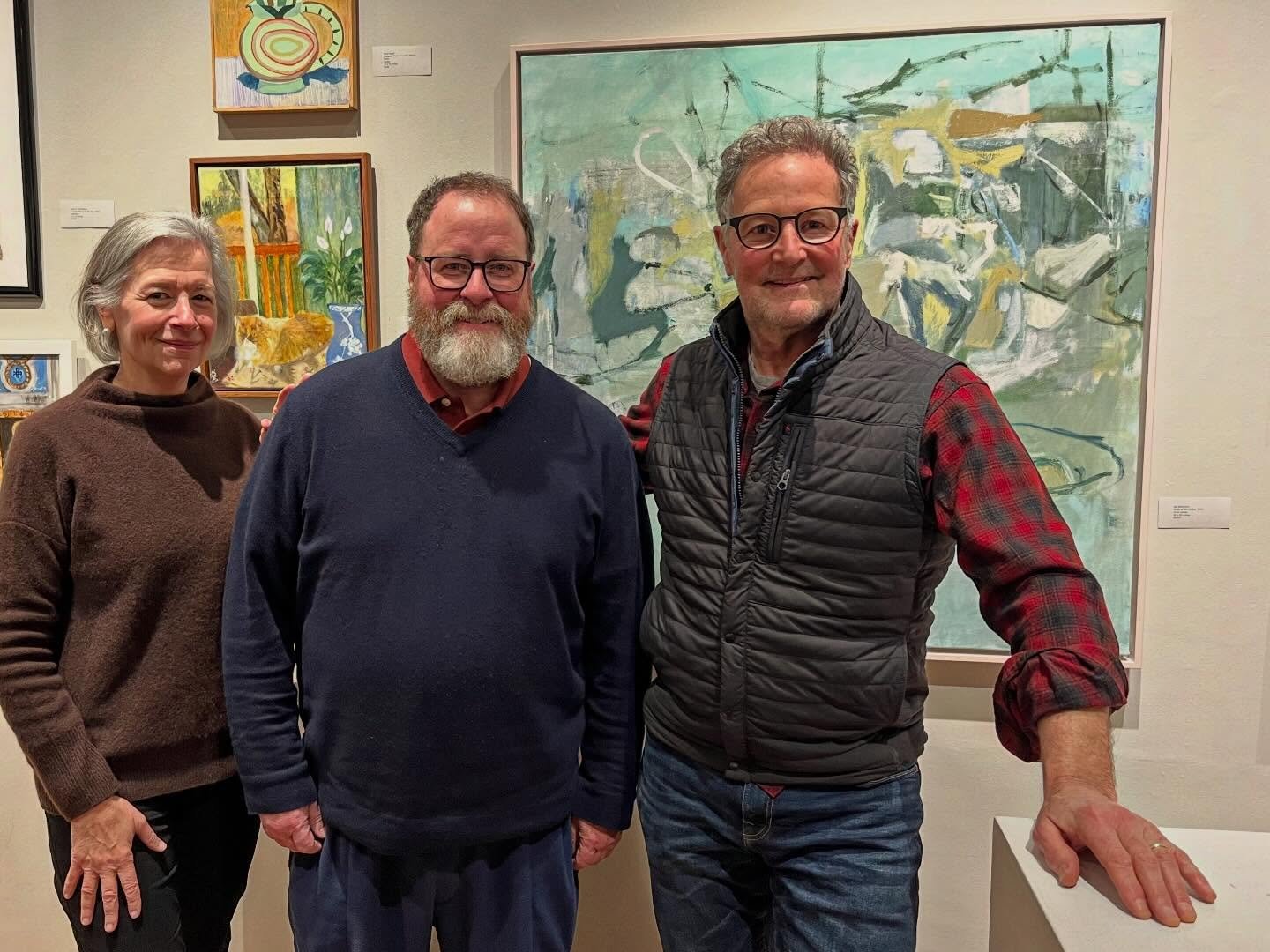 *wicked* cold, unplowed sidewalks, mountains of snow&hellip;and yet a super turnout at @concordart . What a fun, supportive and engaged audience. Felt like old buddies by the time it was over. Always a pleasure to join Joan Wickersham in action. Pick