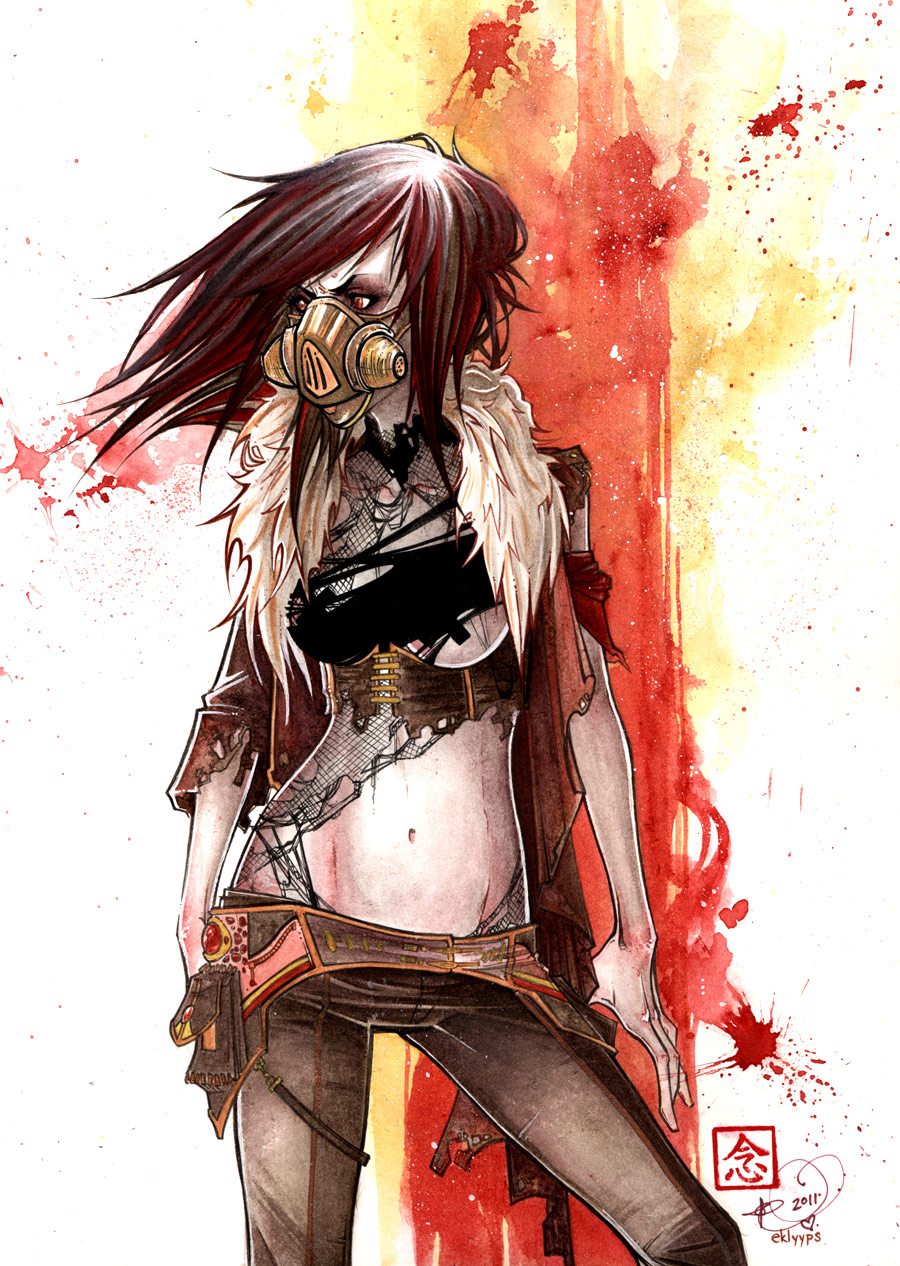 Penumbra 2011 ink, watercolor, gel pen