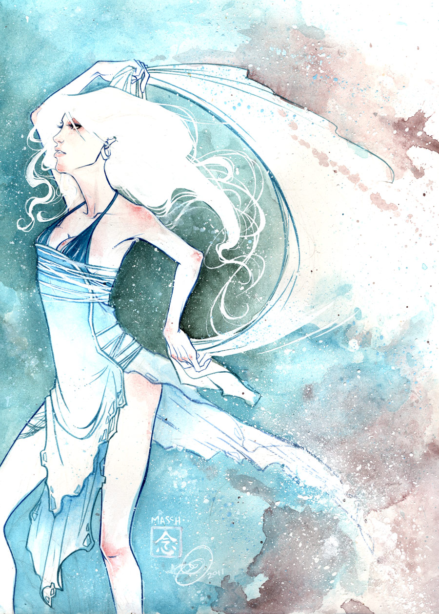 Waver 2011 Ink, watercolor, gouache