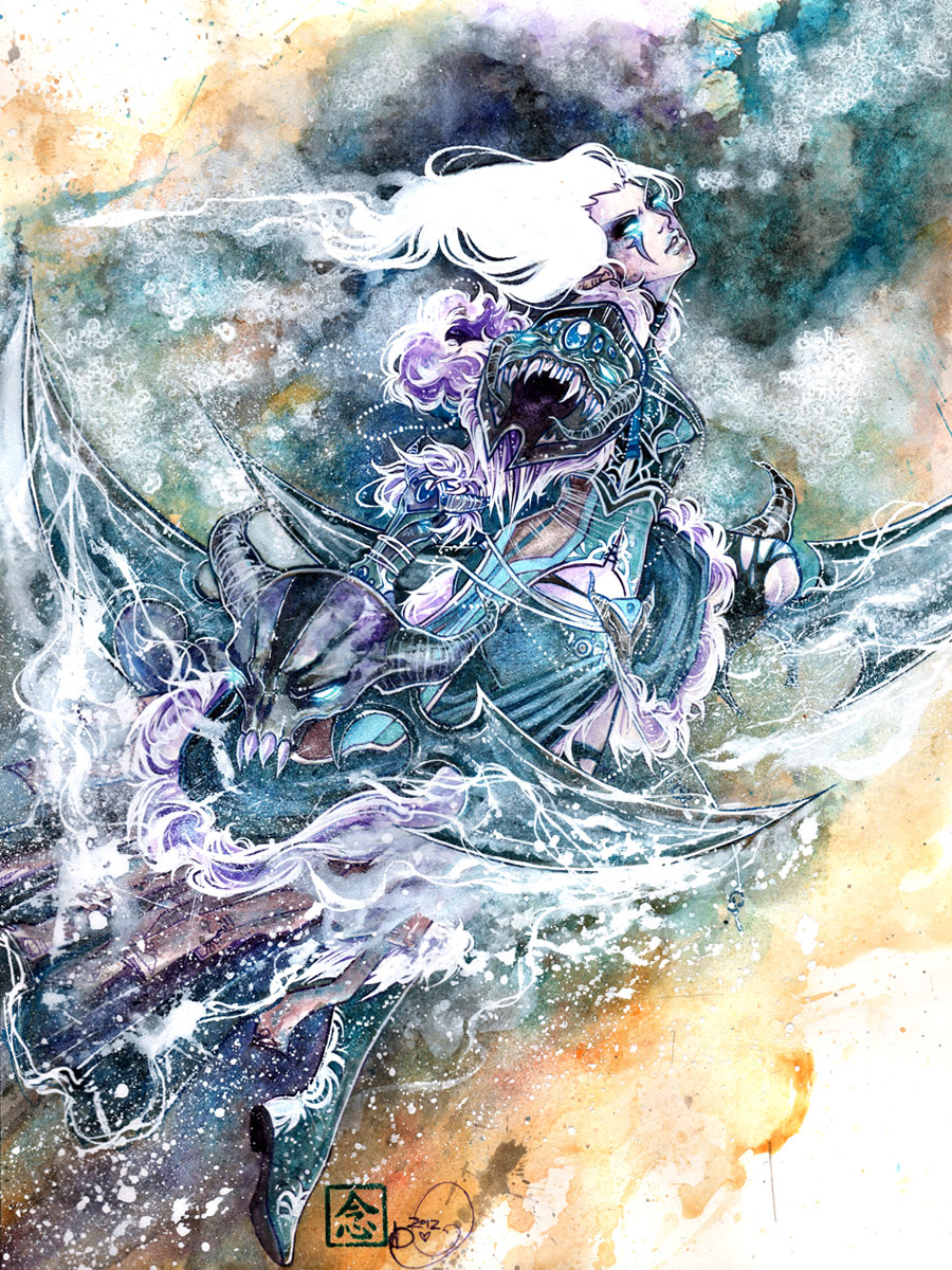 Hoarfrost 2012 Watercolor, Ink, Gouache